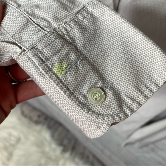 J Crew Haberdashery Stretch Polka Dot Button Up Shirt - Picture 4 of 5